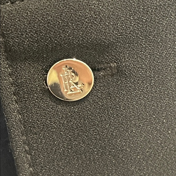 Ralph Lauren Modern One Shoulder Black Blouse Size XS - Picture 4 of 7